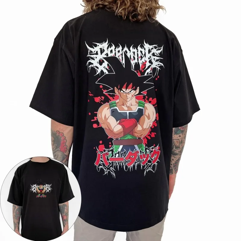 Dragon Ball Men's T-Shirt Bardock Goku Japanese Anime Summer Boy