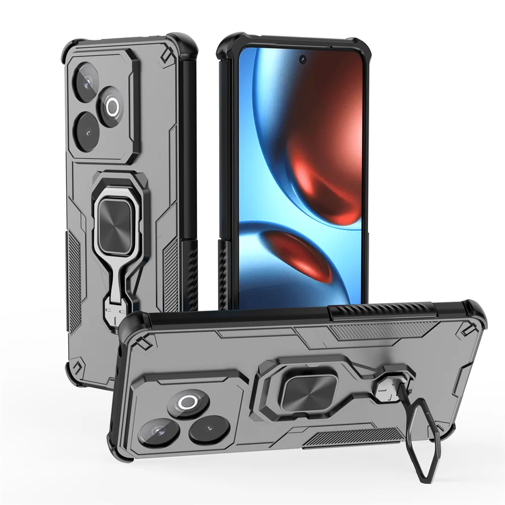 For OPPO Realme GT7 5G Case Luxury Ring Back Cover Stand
