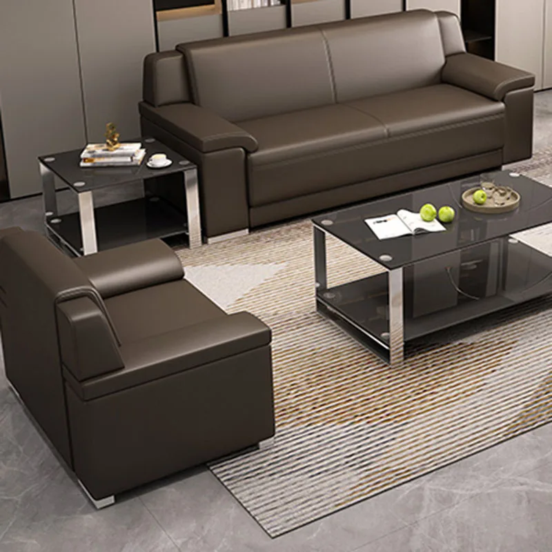 Luxury Salon Office Sofas Executive Leather Sectional Ergonomic Office Sofas European Modernos Para Sala Furniture