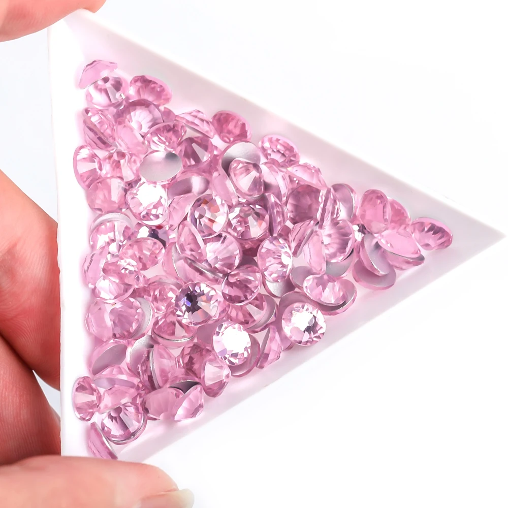 Description Picture 6 of itemLight Pink/Rose Glass 3D Nail Art Rhinestones ss3 ss4 ss5 ss6 ss8 ss10 ss12 ss16 ss20 ss30 Crystal Nails Non HotFix Decorations