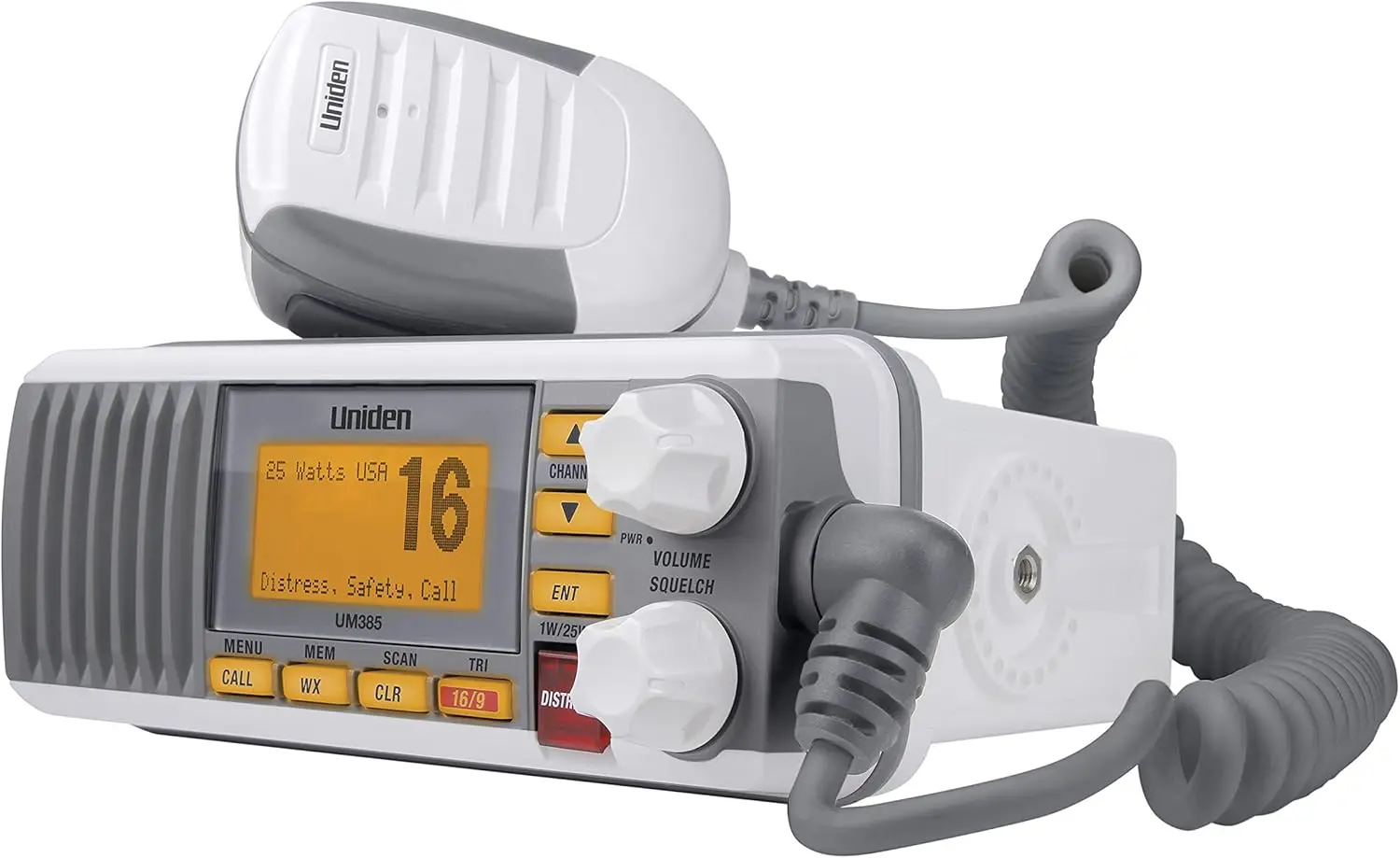 Watt Fixed Mount Marine Vhf Radio, Waterproof IPX4 with Triple Watch, Dsc, Emergency/Noaa Weather Alert, All Usa
