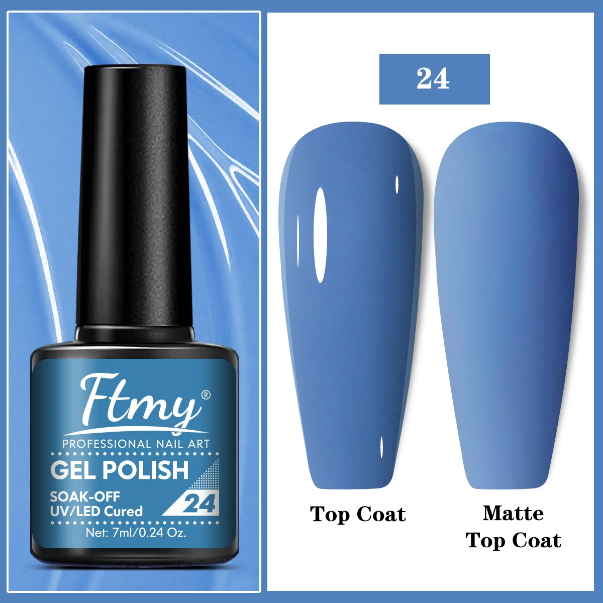 Bright and Vibrant Gel Nail Polish - Ideal for Spring and Summer Manicures - UV/LED Soak Off Varnish