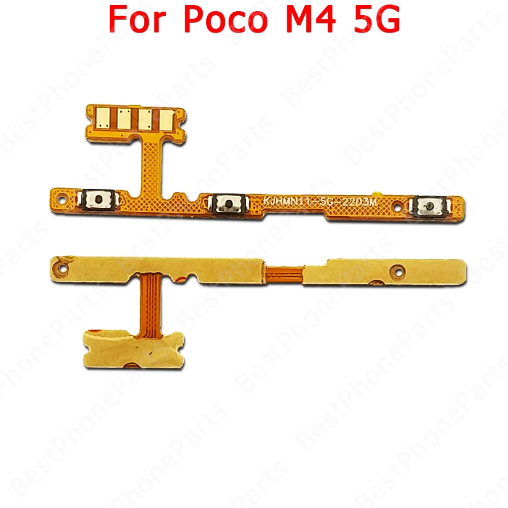 Enhanced Side Button Switch Volume Key Power On/Off Flex Cable Replacement Parts