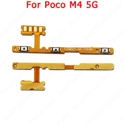 Enhanced Side Button Switch Volume Key Power On/Off Flex Cable Replacement Parts (Poco M4 5G)