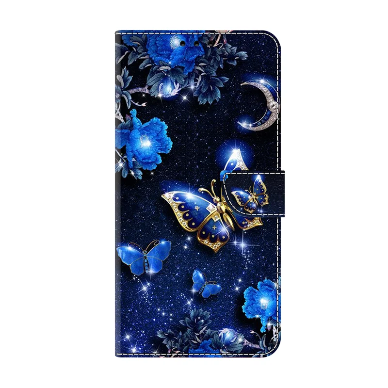 Premium Painted Wallet Flip Stand Case for Samsung Galaxy A17 - Elegant Book Cover Design