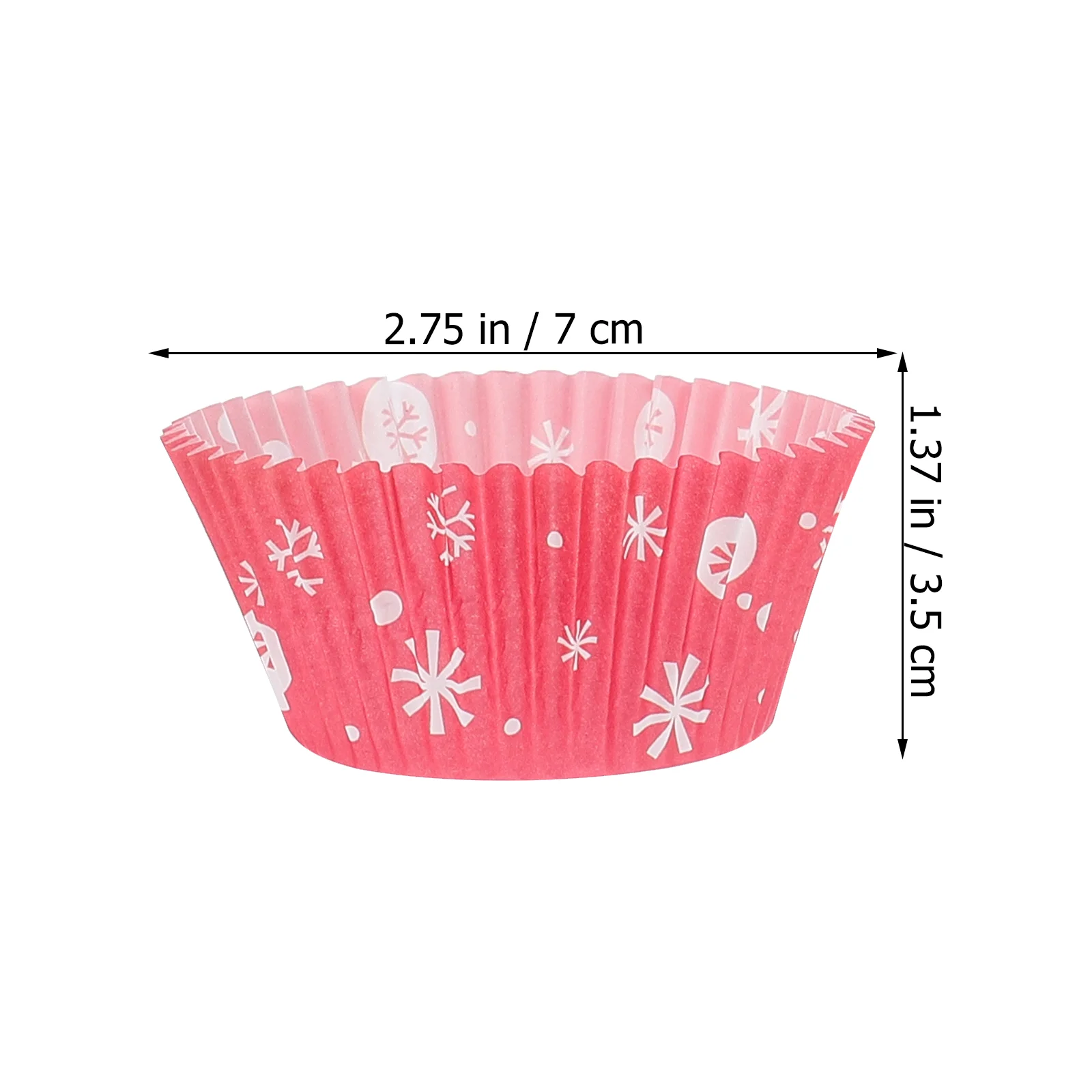 

Holiday Baking Wraps Liners Christmas Cake Cups Wrapping Paper Xmas Cupcake Wrapper