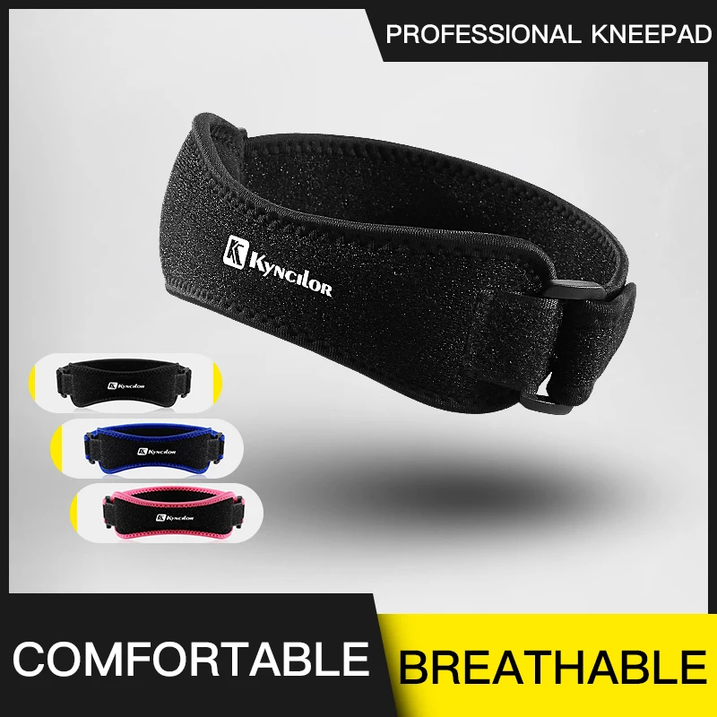 

1PCS Adjustable Patella Knee Strap Knee Pain Relief Patella Stabilizer Knee Brace Support Running Basketball Sport