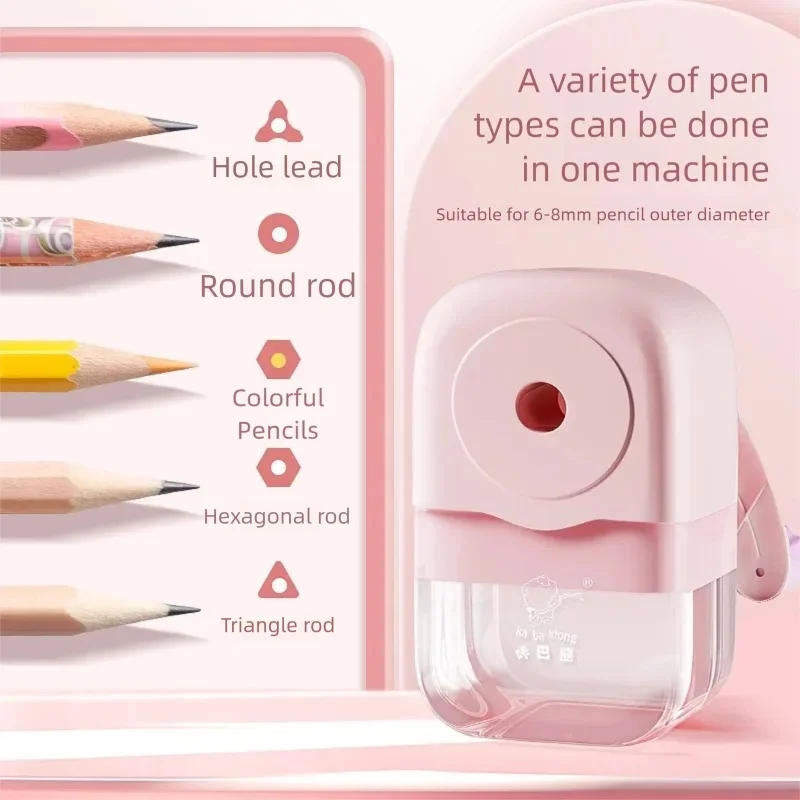 Temperino Creativo Kawaii, Cancelleria Carina per Bambini e Adulti, Forniture per Ufficio e Scuola, Accessorio Unico - immagine 2