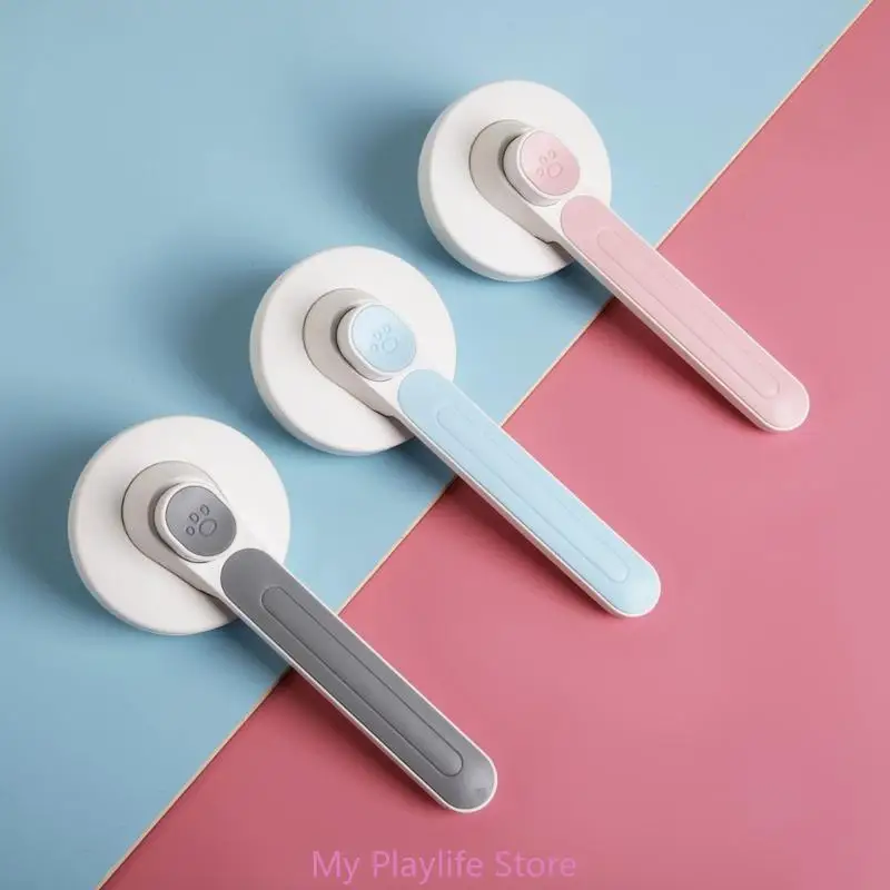 

Pet Grooming Comb Cat Brush Dogs Comb Self Cleaning Massage Brush for Dogs Hair Removes Tangles Pet Hair Massages Comb