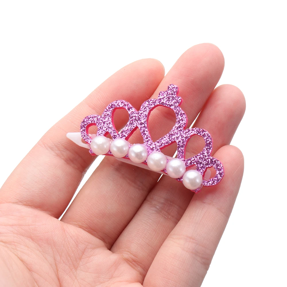 Title 16, Pet Dogs Pearl Hair Pin Cat Faux Pearl Crown Sh...