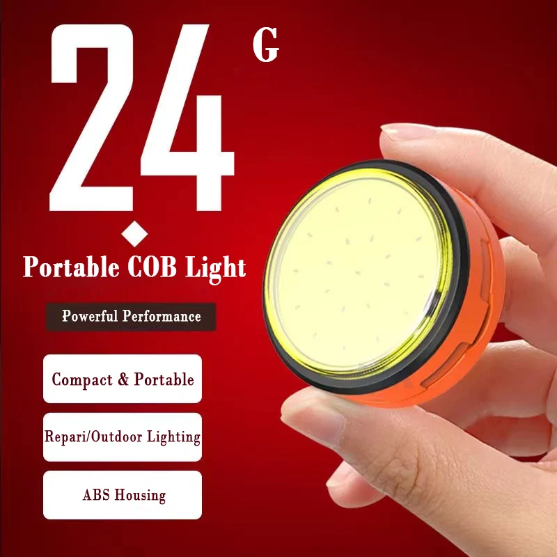 

5pcs High Power LED Camping Light Rechargeable with Magnet Base Power Bank for Outdoor Tent Portable Emergency Lantern Hiking