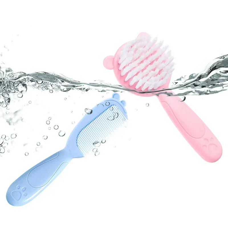 Kids Baby Hair Brush and Comb Set 2Pcs/Set For Newborns & Toddlers baby hair comb hair brush comb