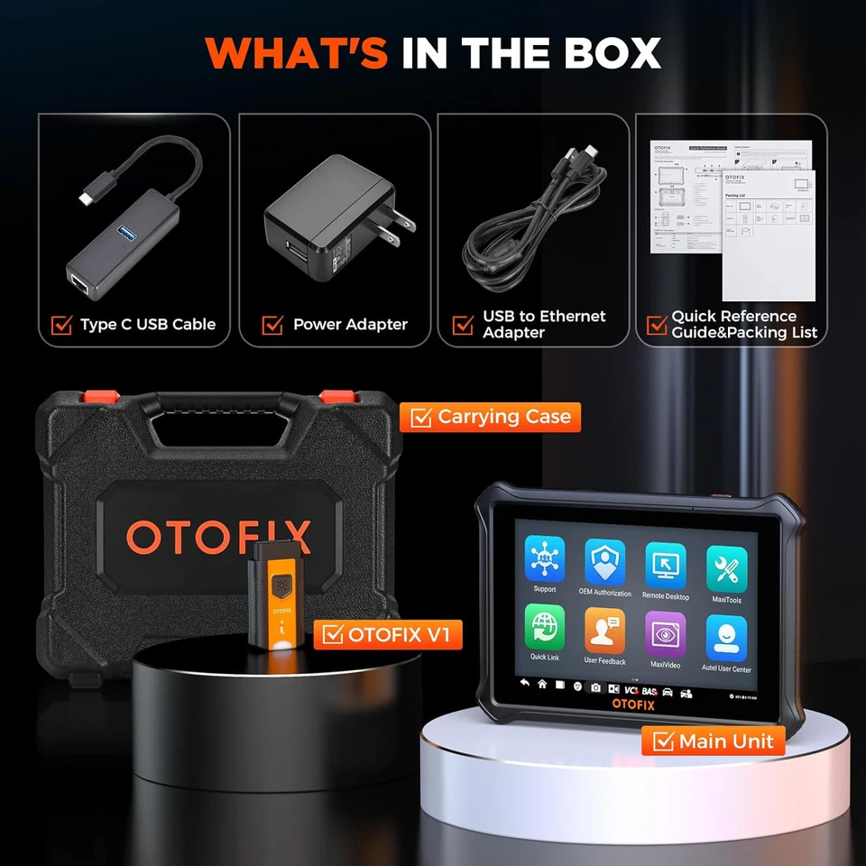 OTOFIX D1 LITE OBD2 スキャナ車診断ツール Bluetooth ワイヤレス双方