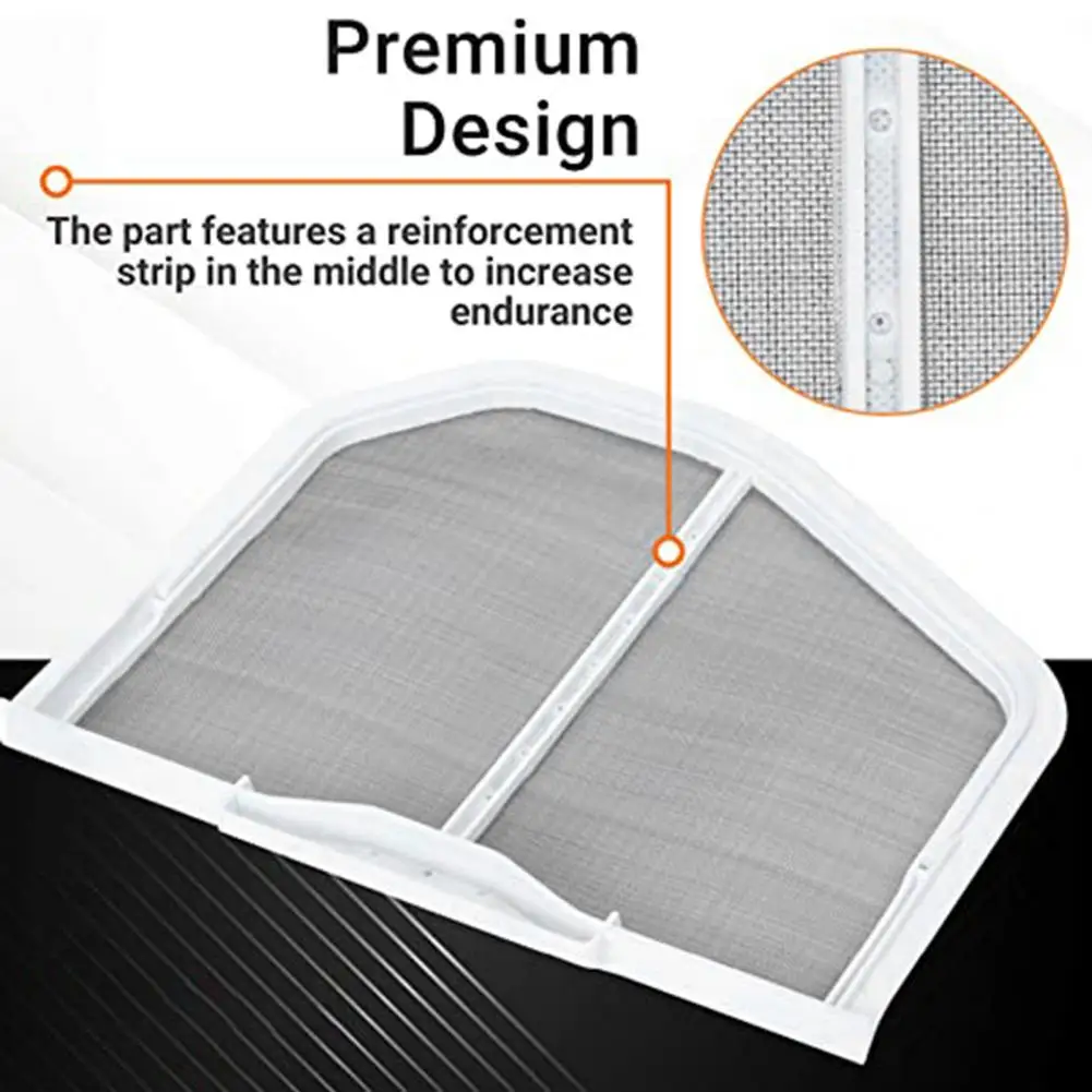 Clothes Dryer Filter Plastic Dryer Screen Filter Corrosion Resistance Lint Screen Replacement Part Filtering