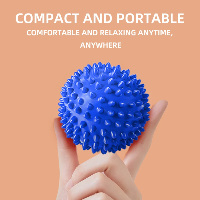 7cm PVC Spiky Massage Ball Sport Massage Fitness Relieve Stress Foot Spiky Muscle Ball Rehabilitation Exercise