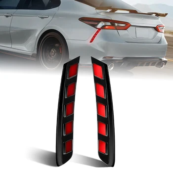 Toyota Camry 2018 to 2023 LED Rear Bumper Light Set with Daytime Running Light, Brake Light, Dynamic Turn Signal and Start Up Animation