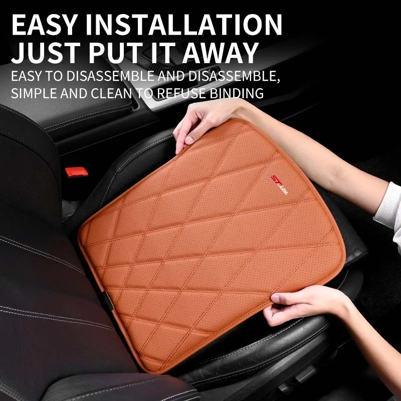 Car Seat Cover Protector Anti-slip Seat Cushion Driver Mat For Ford ST Line Performance Focus Mk2 Mk3 Fiesta Ranger Mondeo MK4