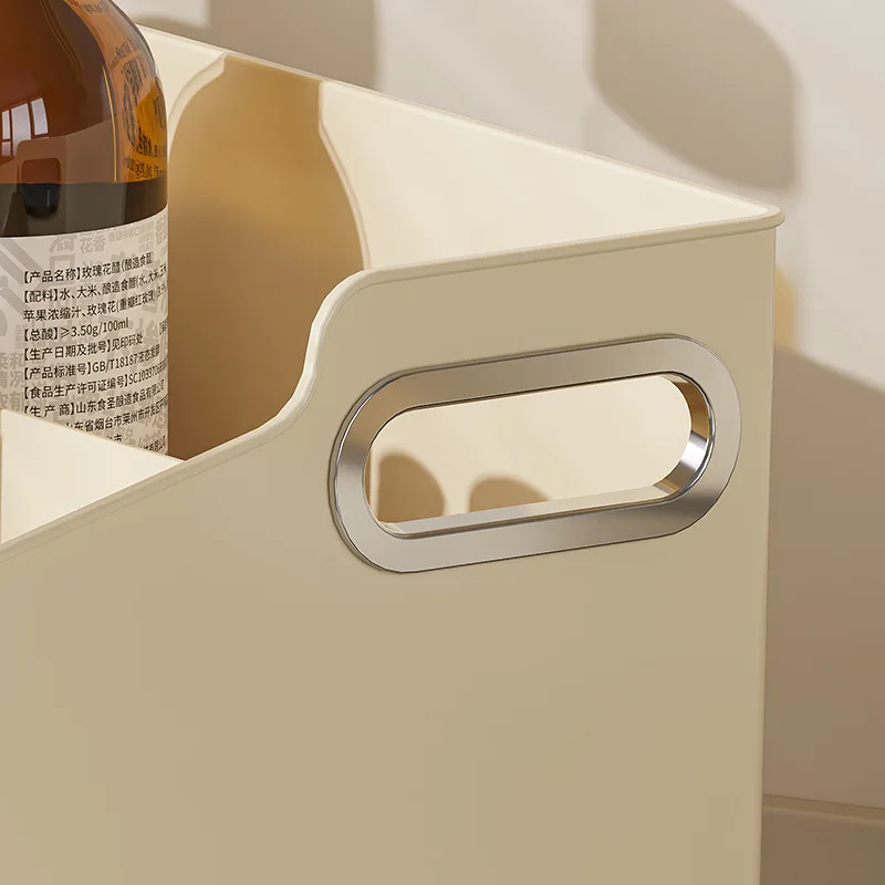 All-in-one Kitchen Spice Organizer Drawer Spice With Spoon And Lid 4-Cell Seasoning Storage Box With Top Table And handle