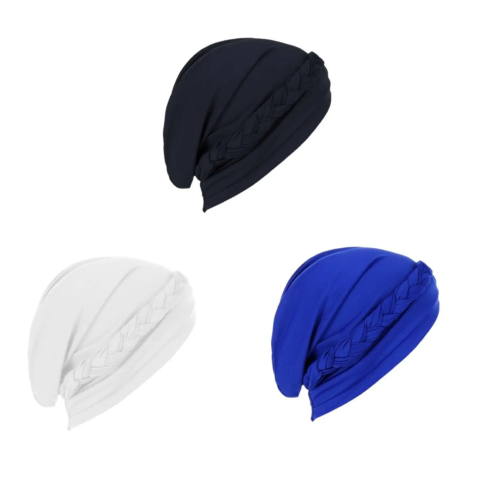 

Indian Turban Hat Head Wrap Stretch Beanie Hats Head Cover Underscarf