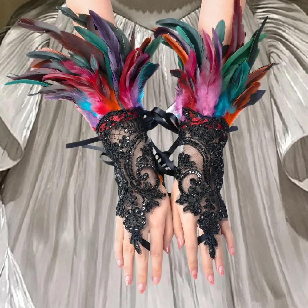feather snap bracelet Voor Vrouwen Veer Manchetten Voor Pols Elegante Veer Snap Armband Nail Foto Manchetten Shirts M