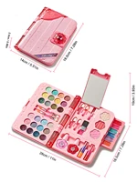 Kids Makeup Kit for Girl, Washable Play Make Up Toys Set with Mirror, Beauty Dress Up Set Toys for Age 3 4 5 6 7 8 9 10 11 12 Ye 2
