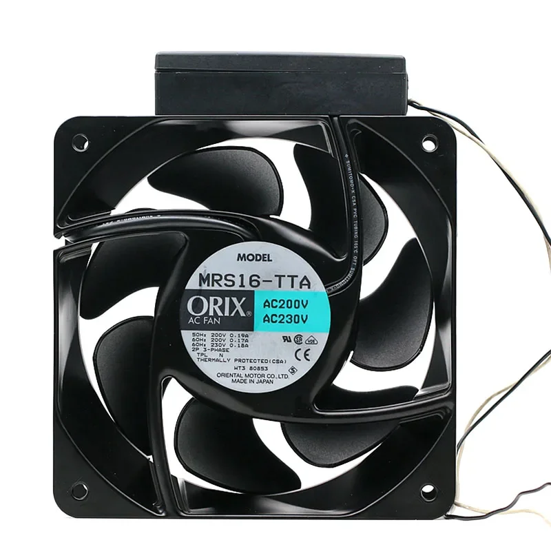 

New MRS16-TTA For Orix 16cm 16062 160mm AC 220V 230V High Temperature Resistant Industrial Cabinets Cooling Fan