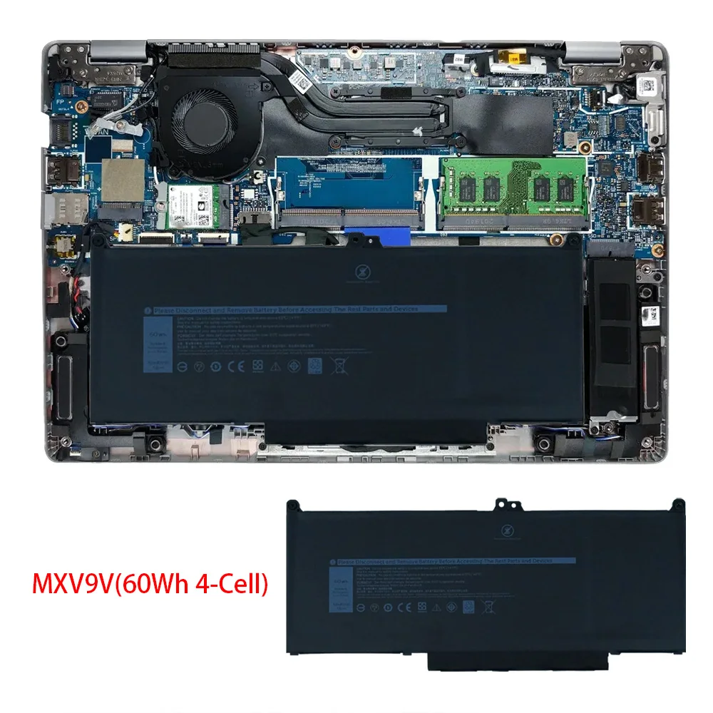 Genuine Dell Inspiron 13 7306 2-in-1 Battery Replacement