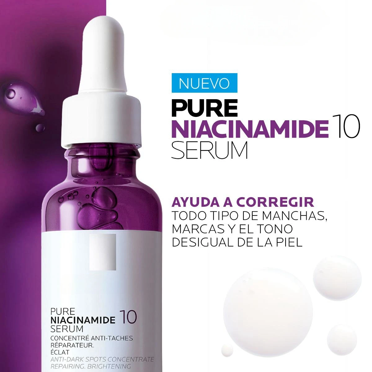 

Niacinamide 10% Facial Serum Brightening Skin Reduce Dark Spots Even Tone Moisturizing Anti-Aging Essence For All Skin Types30ml