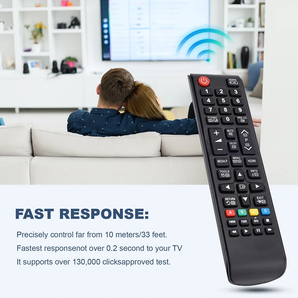 삼성 스마트 TV 용 TV 리모컨 AA59-00603A AA59-00741A LED LCD HD HDTV 3D 휴대용 텔레비전 리모컨 액세서리
