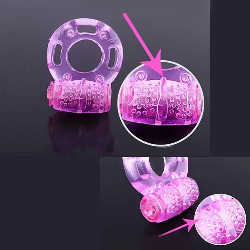 Vibrator Sex Toy Men Vibration Collars Delay Premature Ejaculation Lock Fine Ring Penis