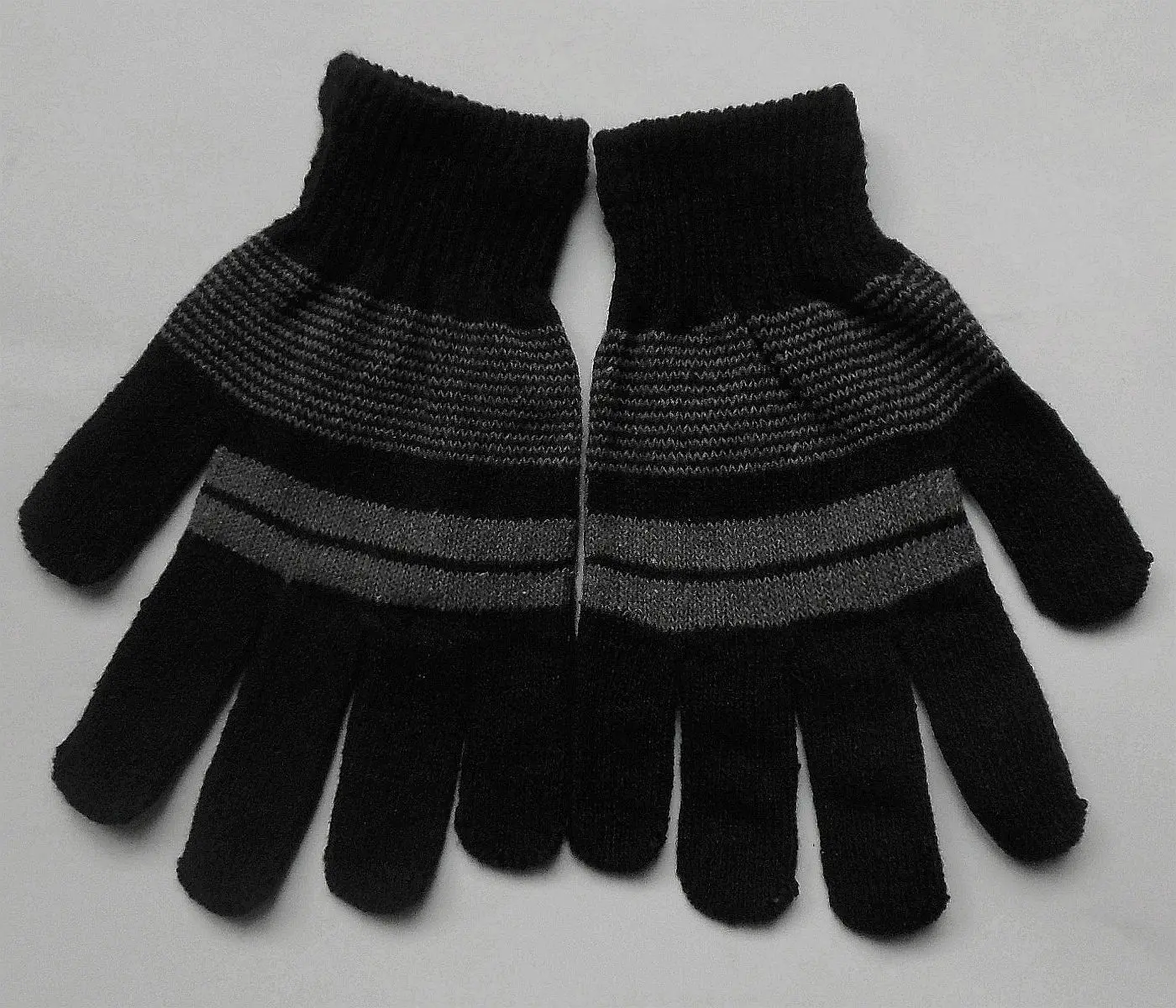 New Knitted Magic Gloves Warm Gloves Men's Two Color Wool Can