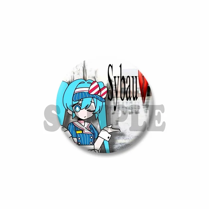 58 mm lustige Sybau Meme Abzeichen, individuelle Cartoon-Figur, Anstecknadeln, handgefertigte runde Broschen für Tasche, Schmuck, Accessoires, Weihnachtsgeschenk – Detail 11