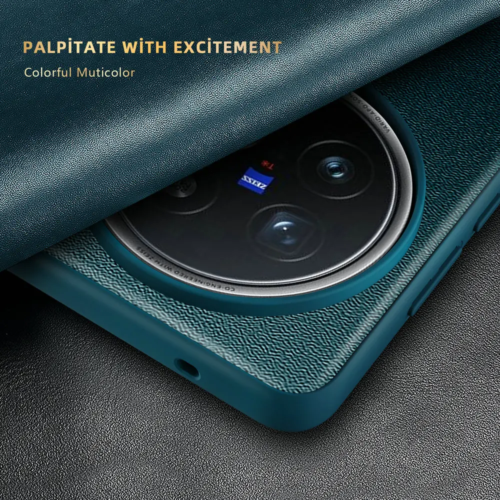 For Vivo X200 Pro Mini 5G Luxury Skin Window View Leather Case PU Classic Flip Full Cover For Vivo X200Pro Mini Phone Book Bags