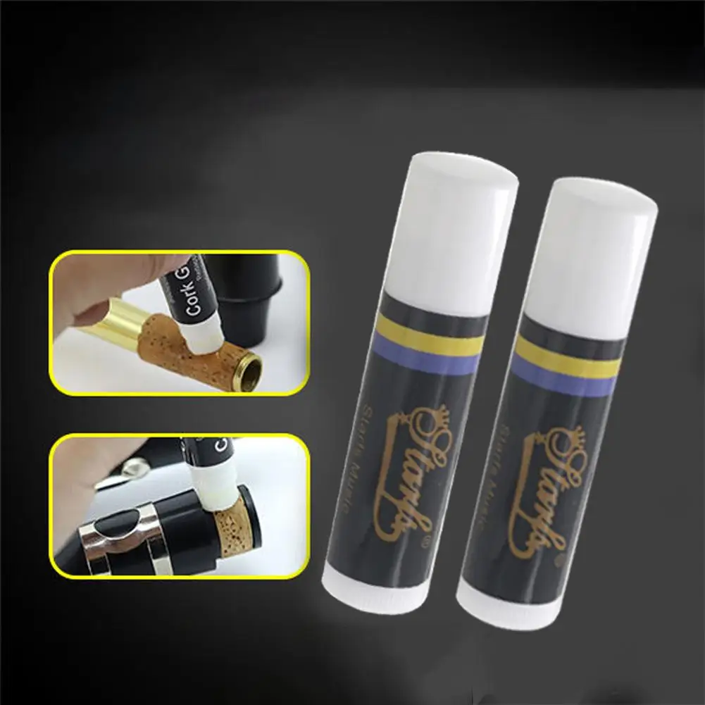 1pc Saxophone Cork Grease Stick Daily Care For Instrument Interface Reed Instruments