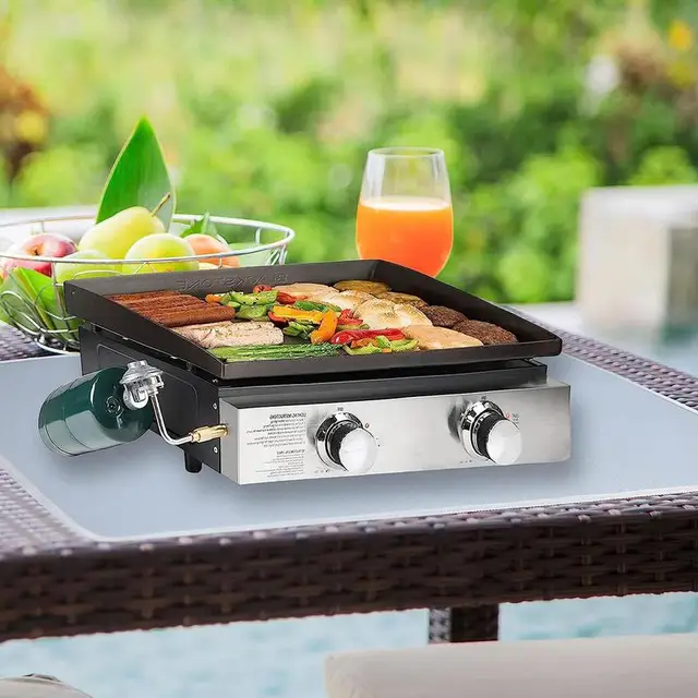 Bbq Sütés Szőnyeg Grill Vízálló Hőálló Főző Négyzet Alakú Padlószőnyegek Kerti Gyep Deszkás Terasz Fű - Image 5