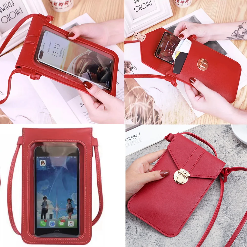 LNKOO Small Crossbody Cell Phone Purse for Women, Mini Messenger Shoulder  Bag Wallet with Credit Card Slots, Adjustable Cell Phone Bag Fits for iPhone  11 Pro Max XR XS X Galaxy Huawei,