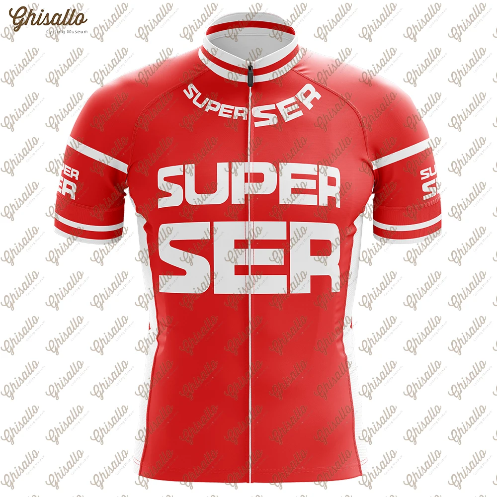 Maillot à pois cyclisme vintage Champion Descente Tour de France