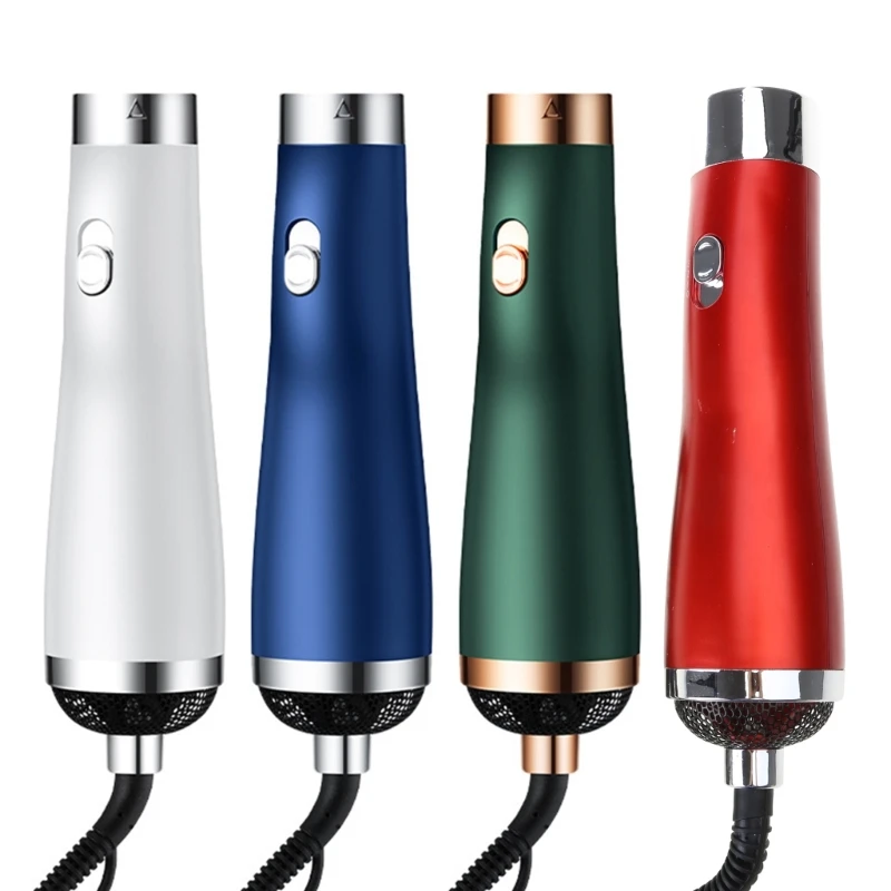 

Hot Air Hair Dryer Brush, Multifunction Electric Hair Straightener Brush Negative Fast Heat Curler Comb Styler Tools