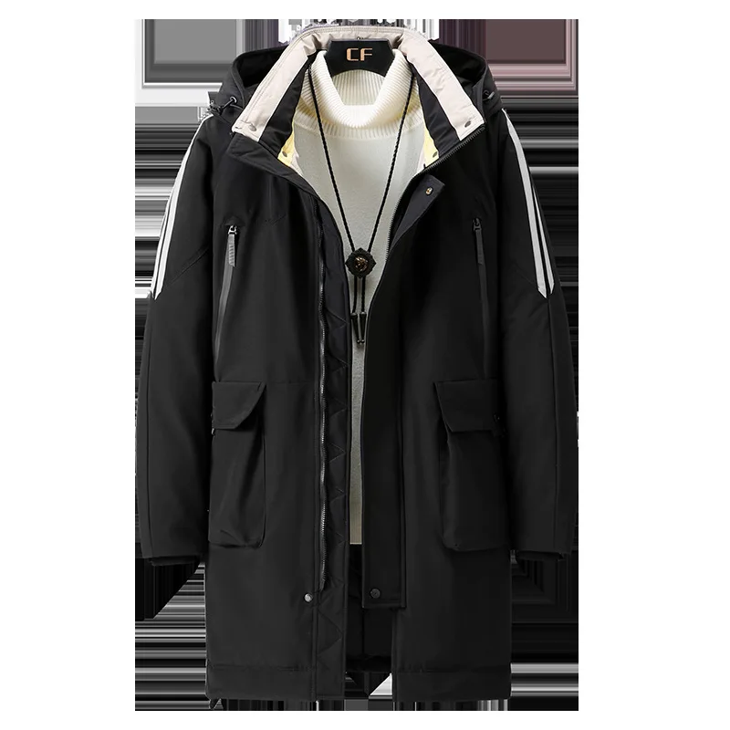 ZOZOWANG New Loose Winter Puffer Jacket Men Thicken Warm Cotton-Padded Jackets Men's Hooded Windbreaker Parkas Male Clothes Coat