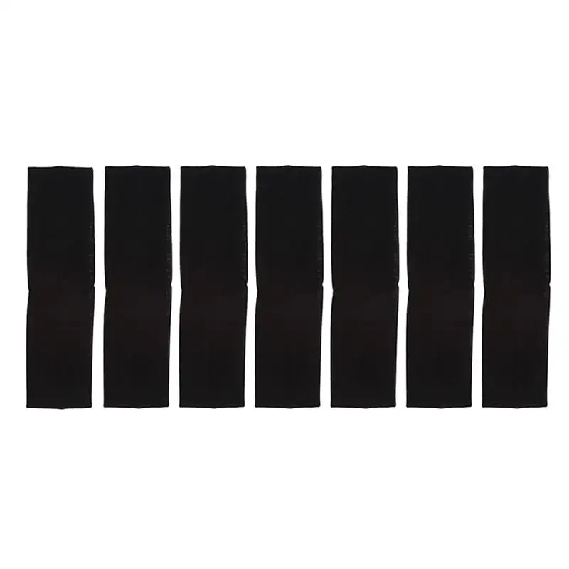 7-teiliges Set Einfarbige Hochelastische Stirnbänder Yoga-Übungs-Stirnband Haaraccessoires Schweißabsorbierende Breite Stirnbänder – Detail 17