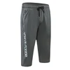 Men 3/4 Trousers Sport Outdoorwear New Summer Thin Quick Dry Running Training Sweatpants Zipper Pockets Gym 7 Points Pants