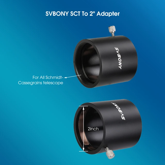 LAN Tube De Raccordement Oculaire 2 Pouces Pour Télescope Astronomique