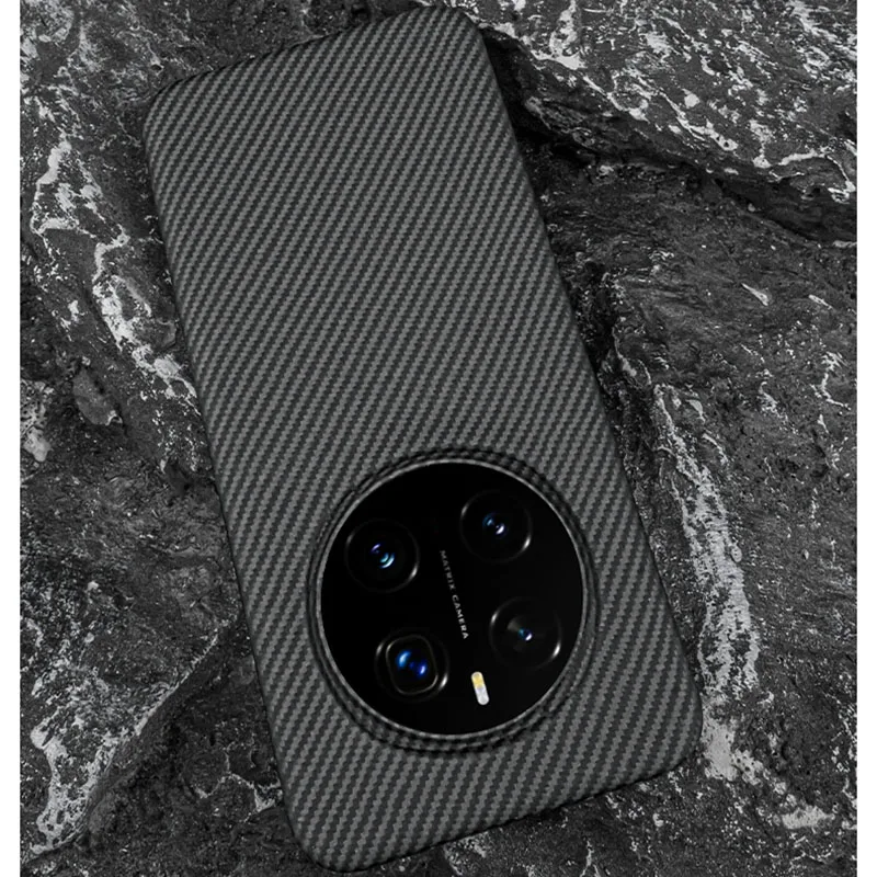 Case for Huawei Honor Magic 7 Pro Magic7 Real Carbon Aramid Fiber Anti-explosion Mobile Phone Protective Cover Protection Shell 3