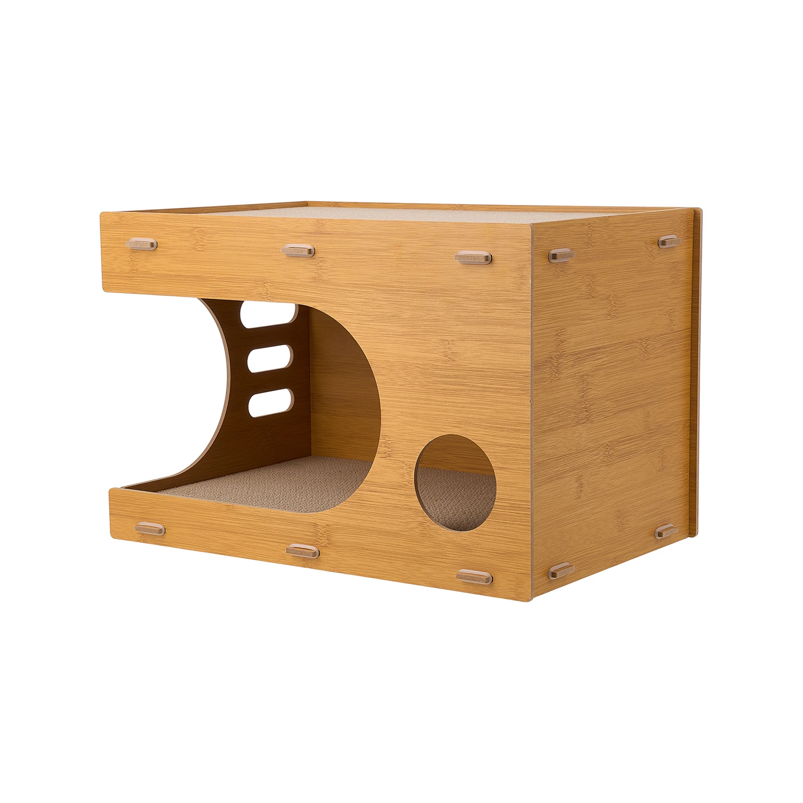 Tieker pet cat house cat scratching board corrugated paper four seasons universal cat bed detachable cat bed