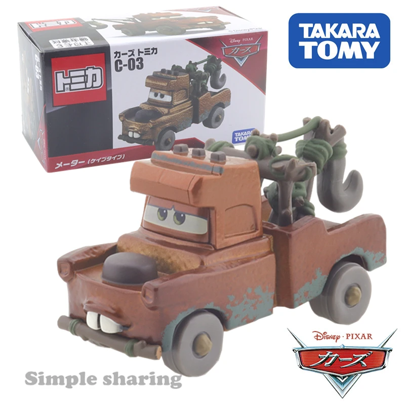 

Takara Tomy Disney Pixar Cars Tomica C-03 Mater (Cave Type) Hot Pop Kids Toys Motor Vehicle Diecast Metal Model