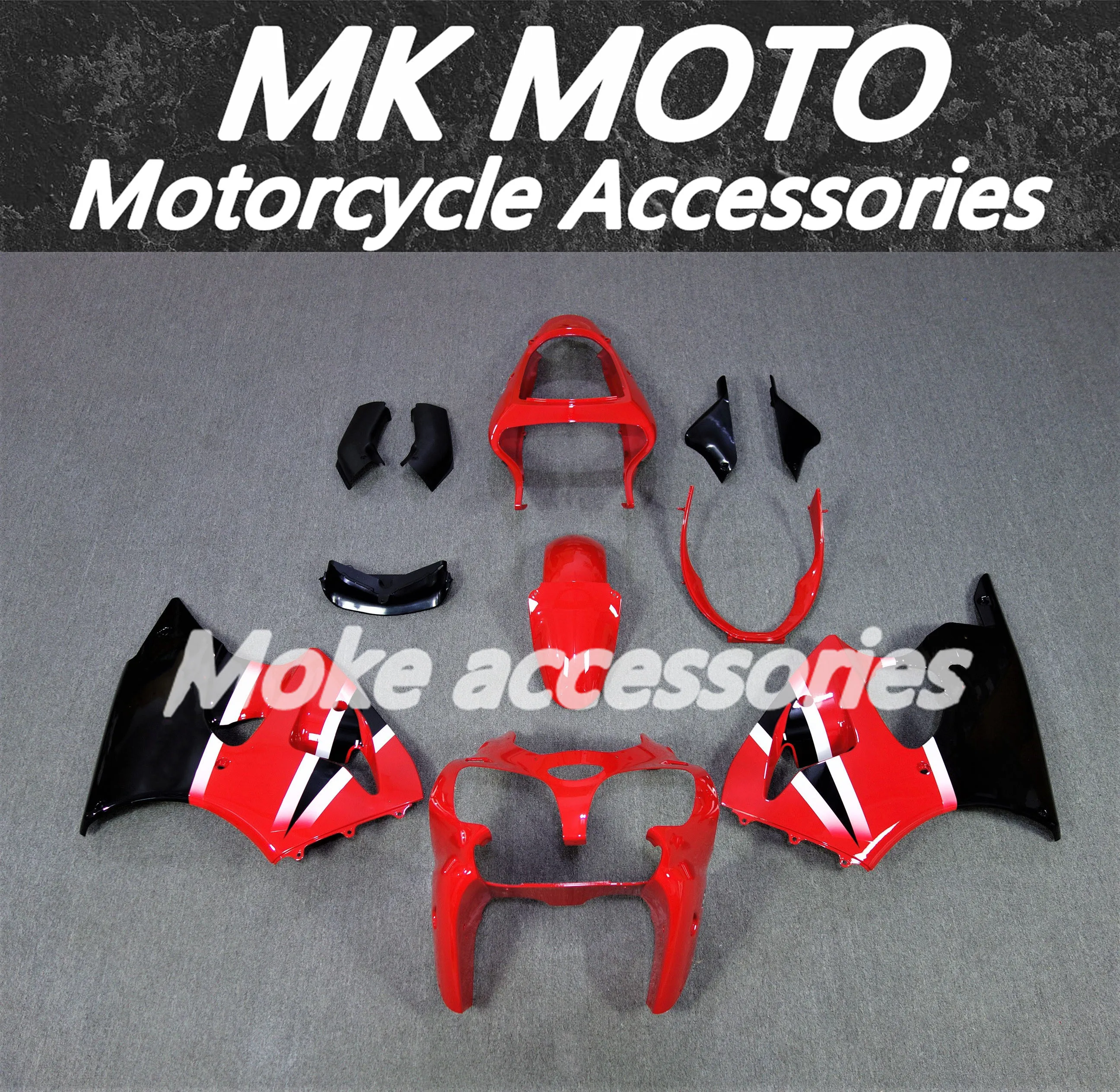 

Motorcycle Fairings Kit Fit For zx-6r 2000 2001 2002 636 Ninja New Bodywork Set High Quality ABS Injection Black Red