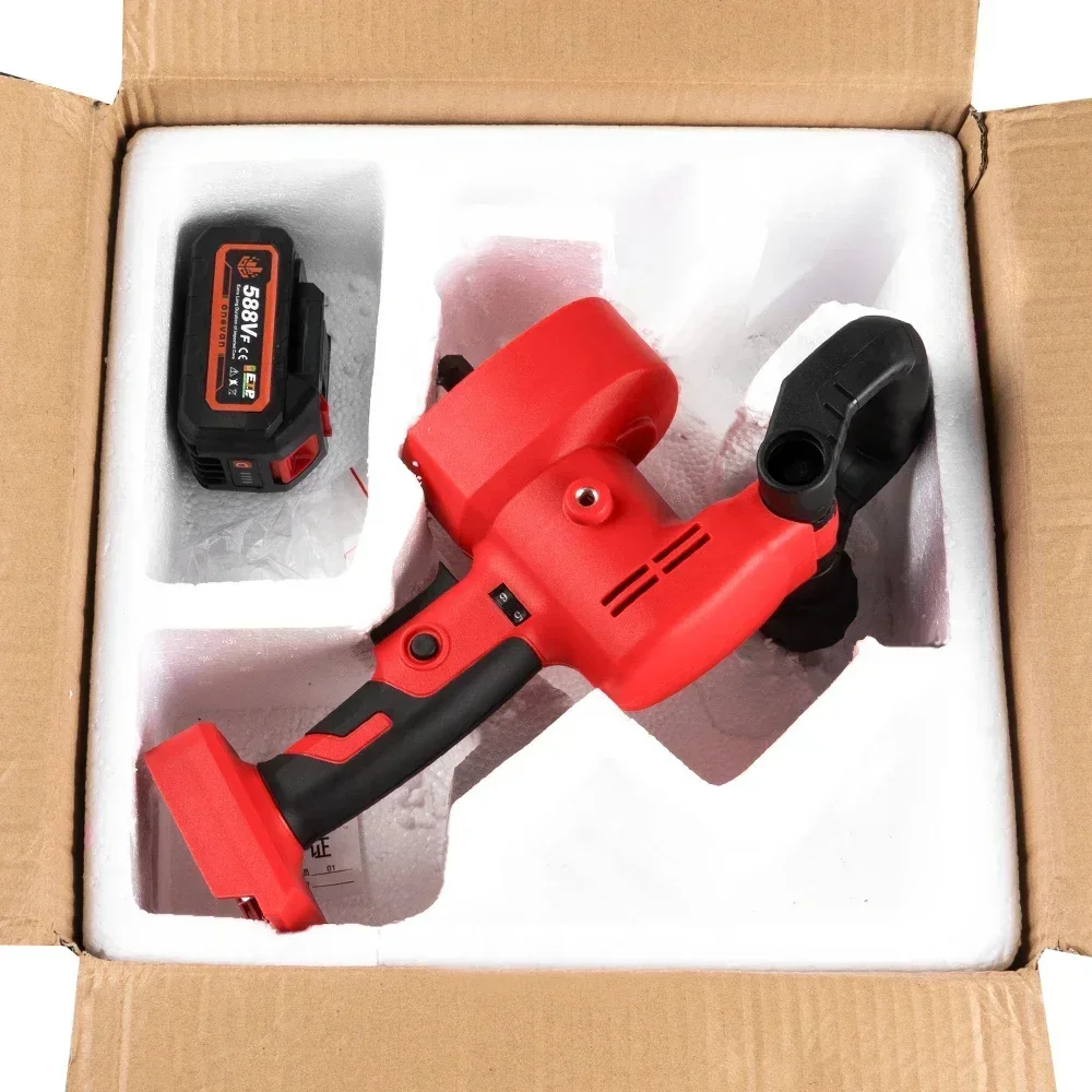 ONEVAN Brushless Electric Drywall Sander 1280W Wall Sandpaper Putty Powder Sanding Wall Polisher Machine For Makita 18v Battery 6
