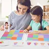 Kids Color Shape Matching Logical Thinking Board Games Montessori Painting Toy Tailor Master Battle Game Funny Interactive Toys 1