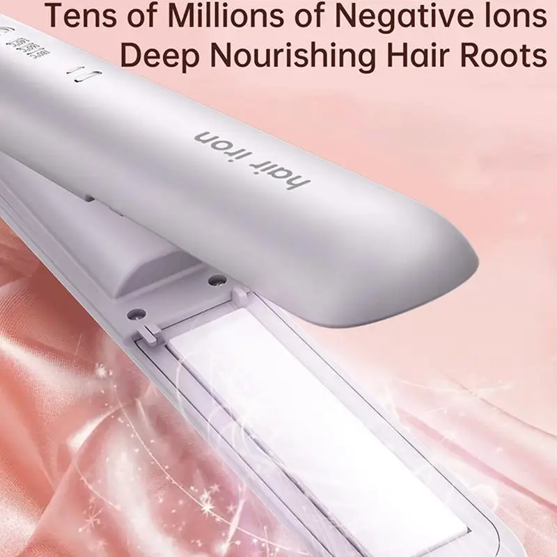 Cordless Curling Iron Mini Hair Straightener Iron Straightening Styling Tools Hair Curler Flat Iron Beard Straightener