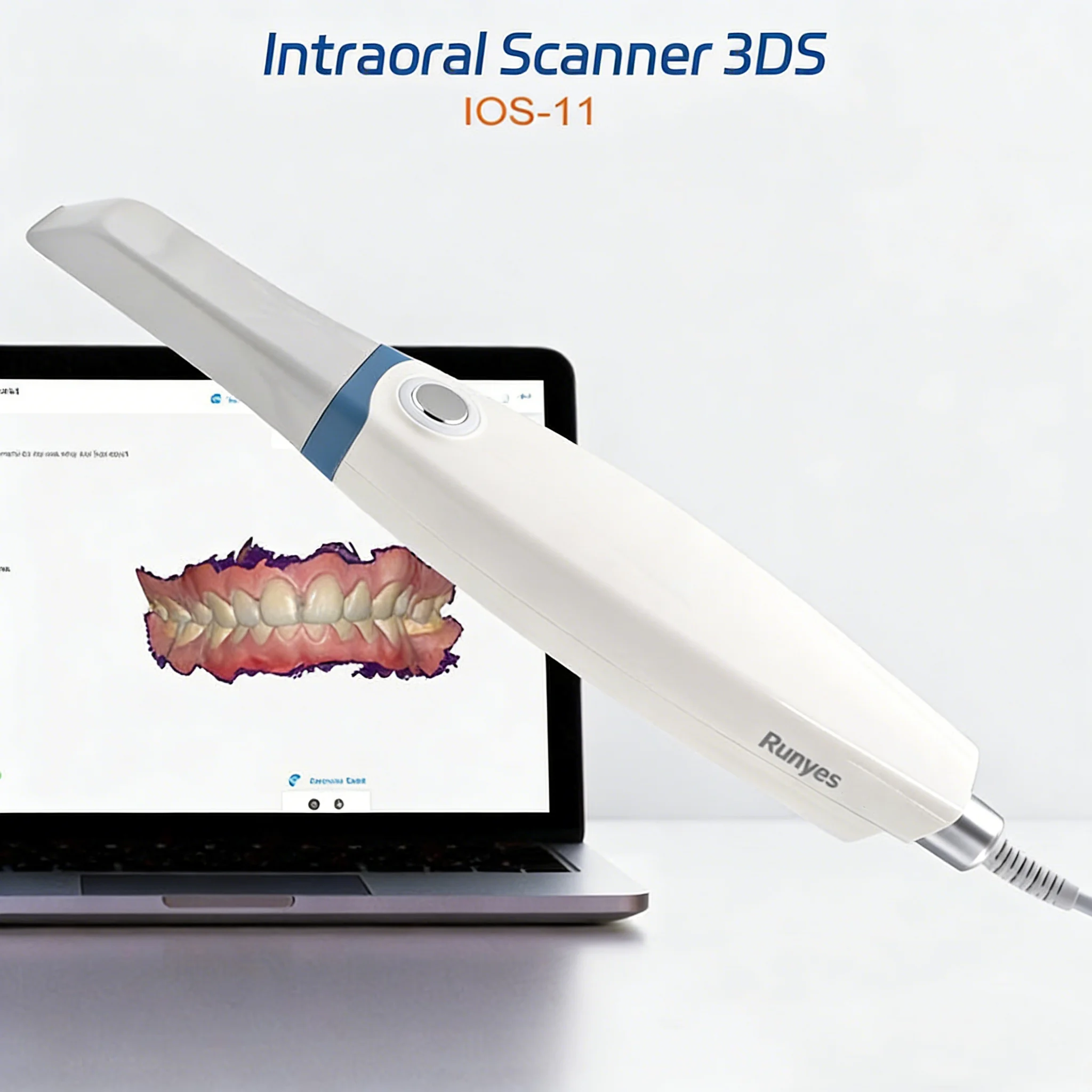 Escáner Intraoral Dental 3D Runyes V3 3.0 Pro, Restauración de Ortodoncia CMD CAD